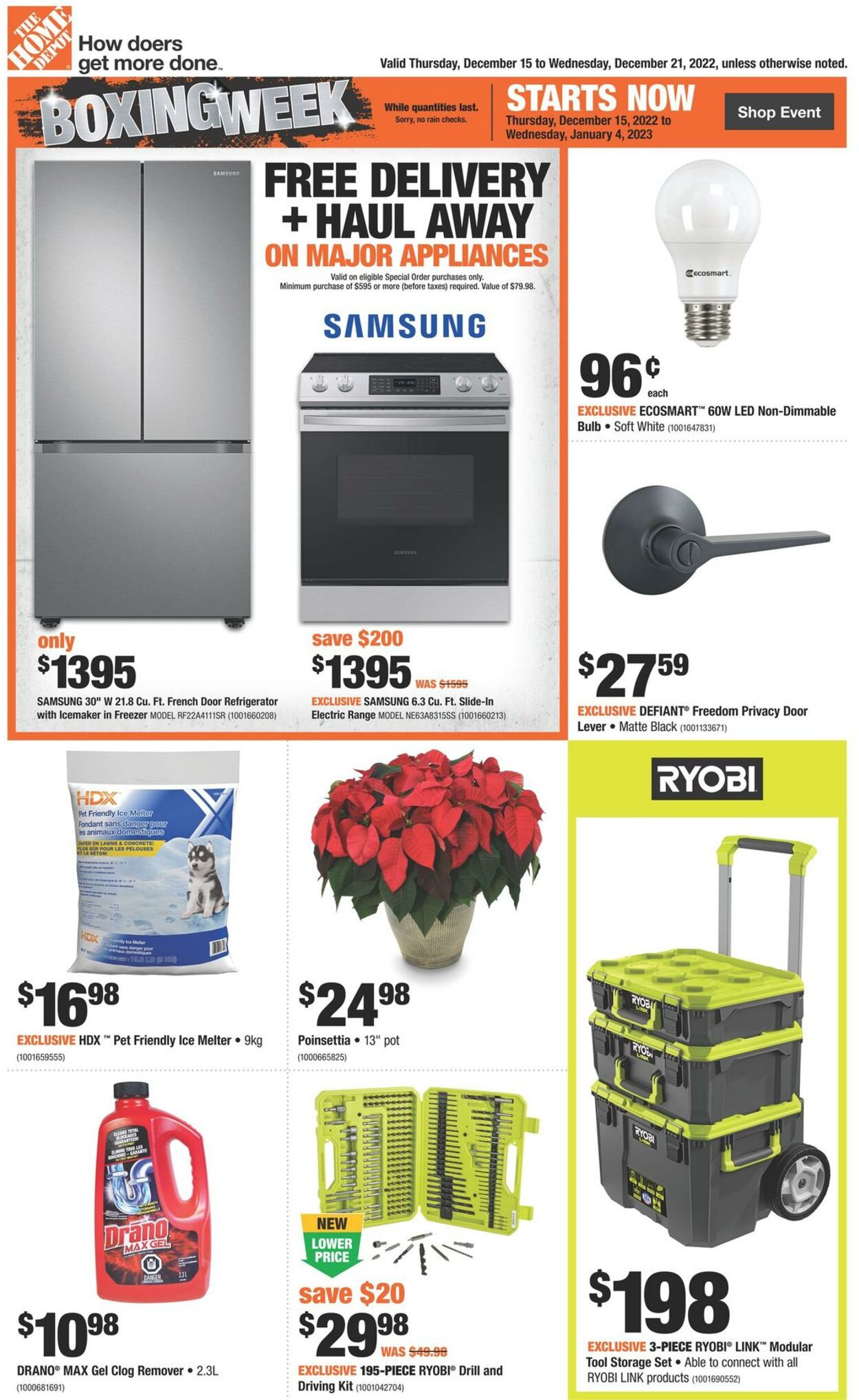 Home Depot Promotional Flyer Christmas Valid From 15 12 To 21 12