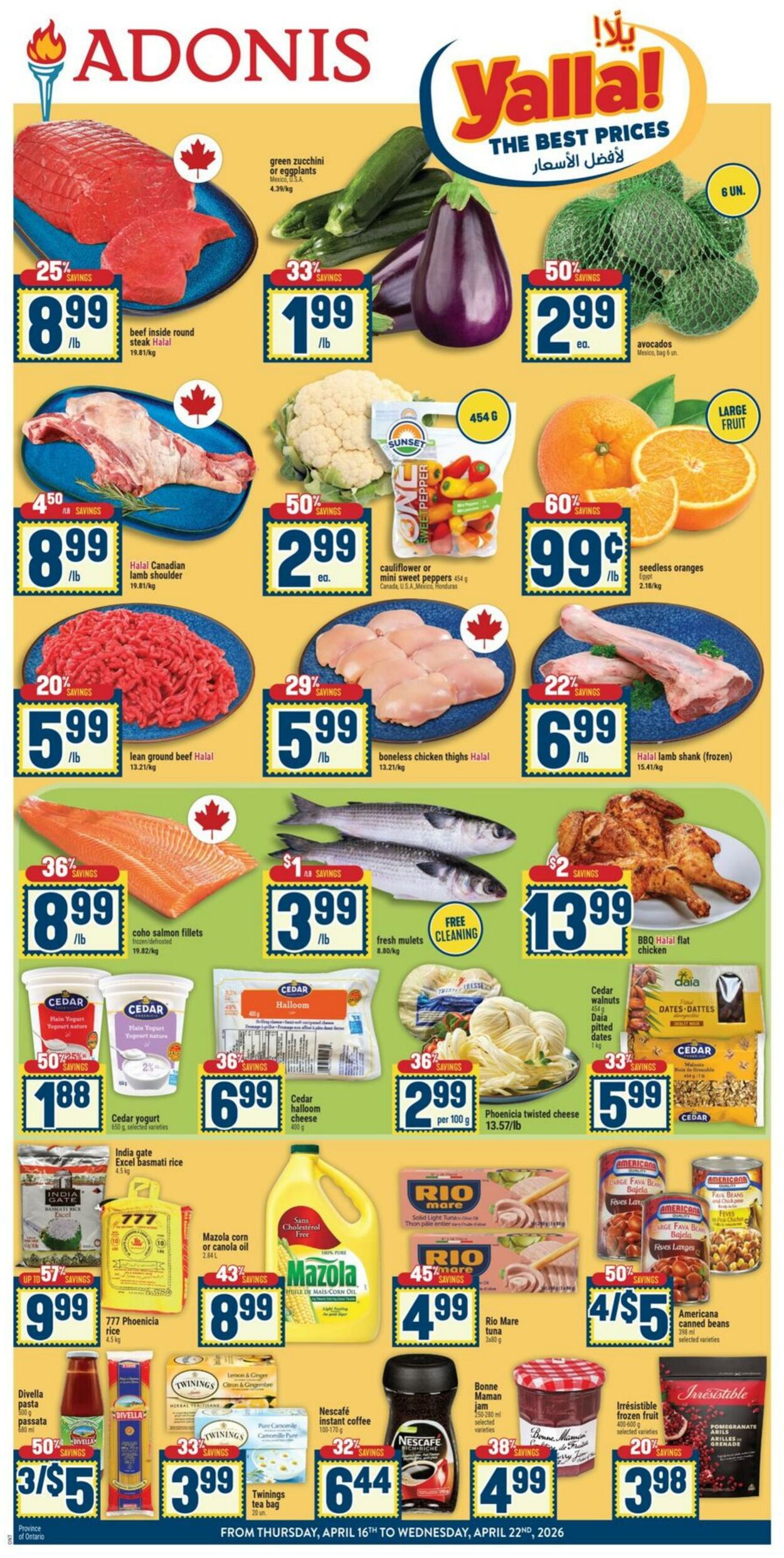 Flyer Adonis 16.04.2026 - 22.04.2026