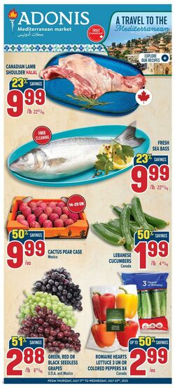 Flyer Adonis 17.07.2025 - 23.07.2025