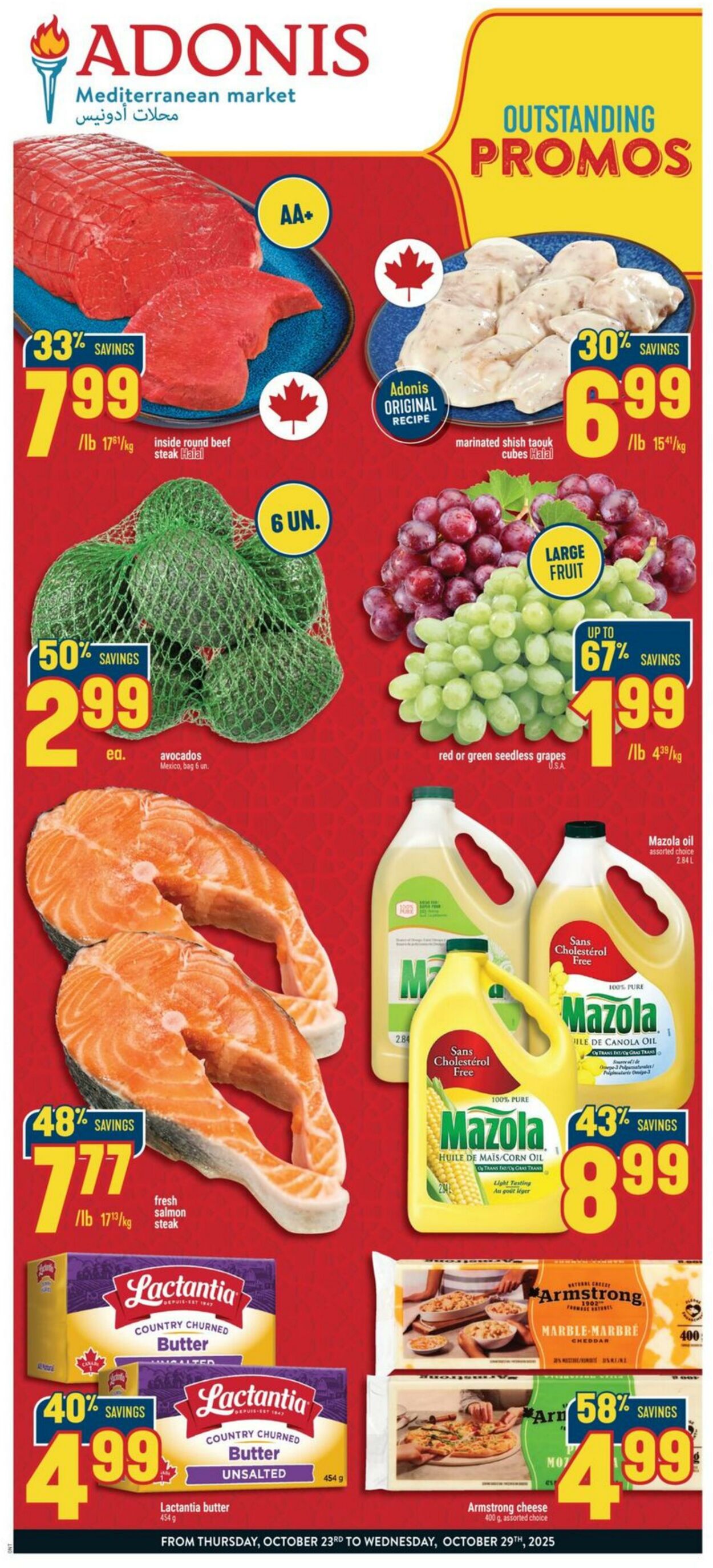 Flyer Adonis 23.10.2025 - 29.10.2025