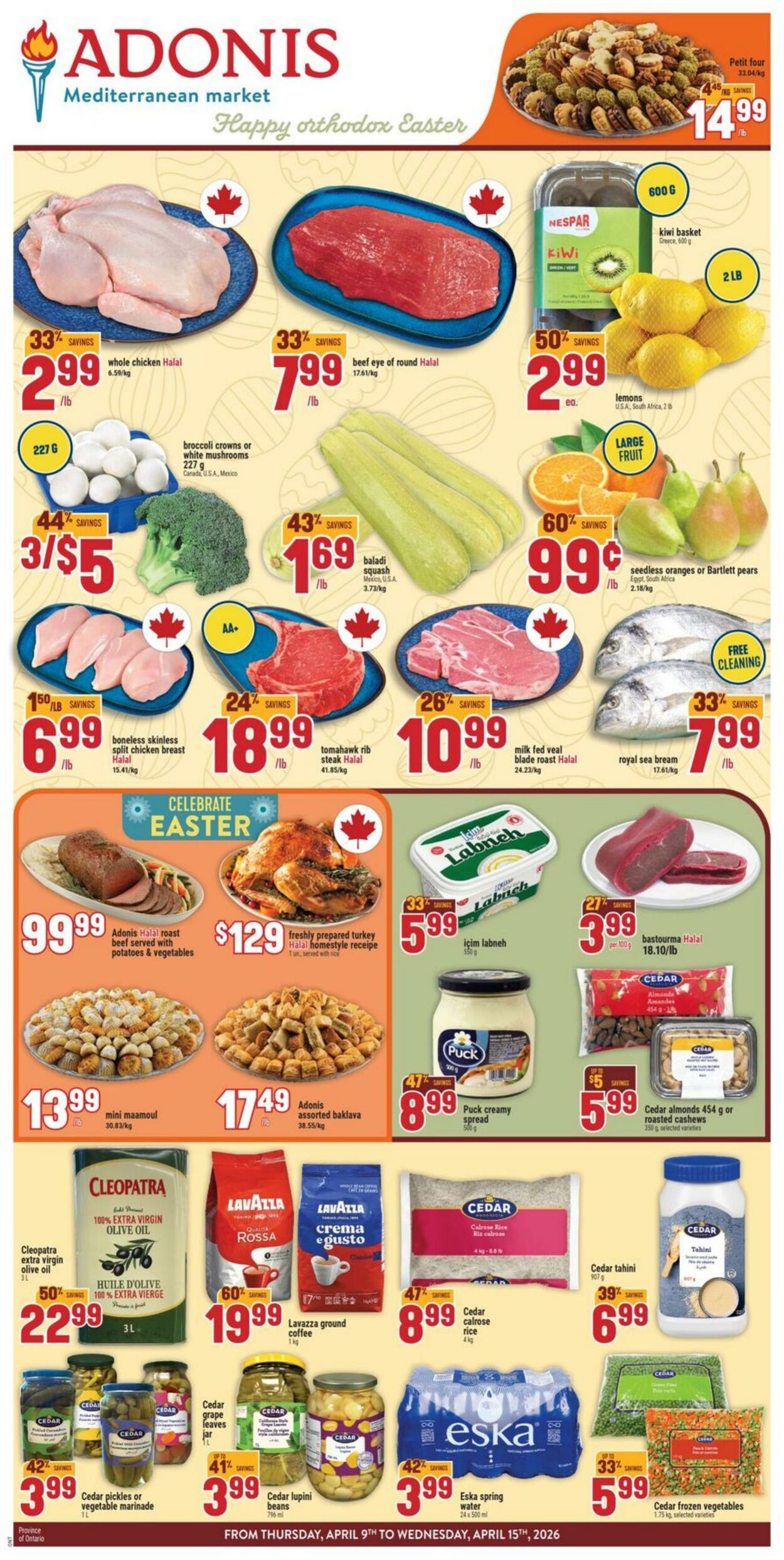Flyer Adonis 09.04.2026 - 15.04.2026
