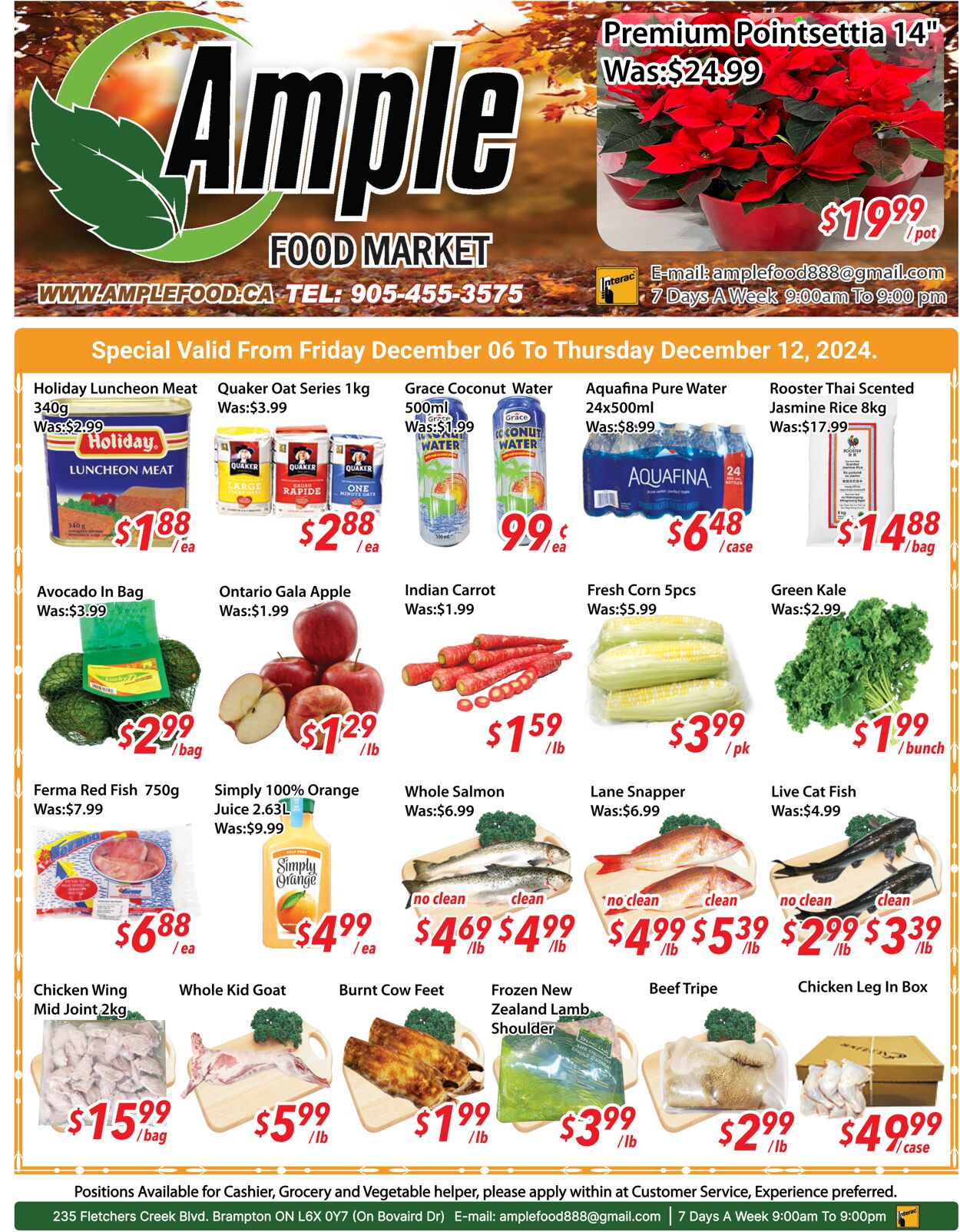 Flyer Ample Food Market 06.12.2024 - 12.12.2024