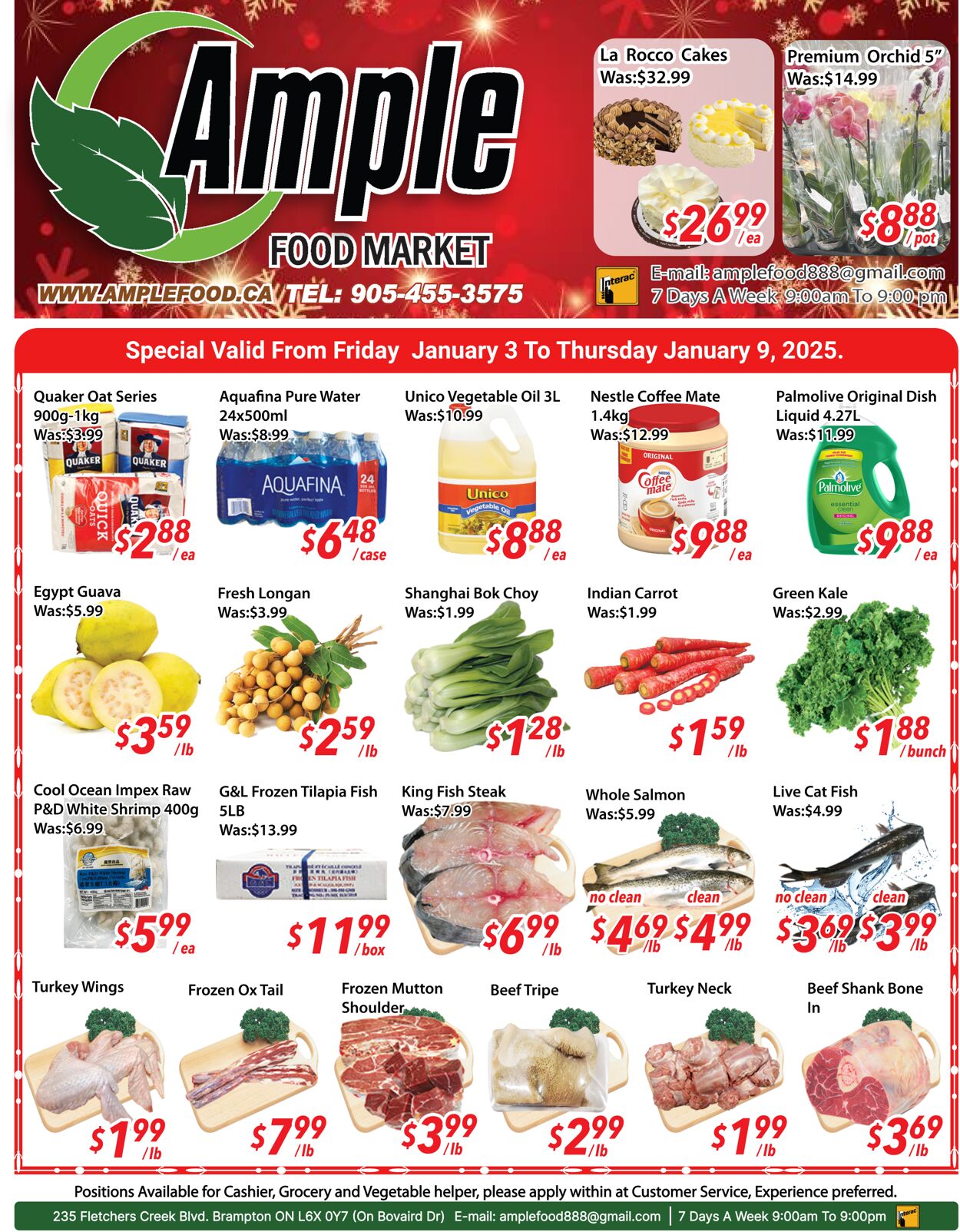 Ample Food Market Promotional flyers