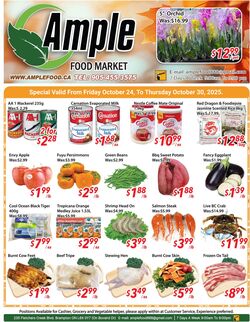 Flyer Ample Food Market 24.10.2025 - 30.10.2025