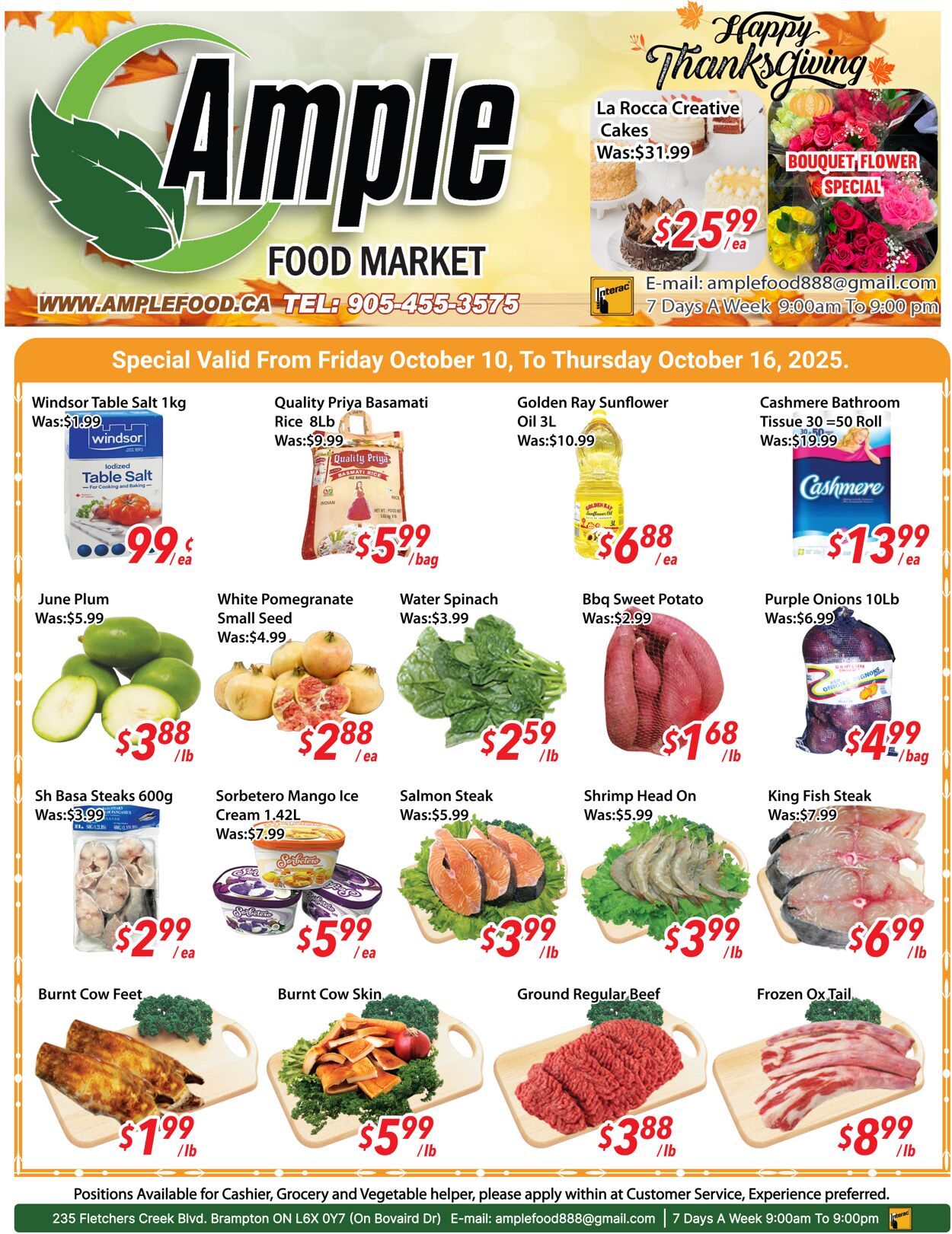 Flyer Ample Food Market 10.10.2025 - 16.10.2025