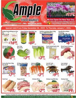 Flyer Ample Food Market 26.12.2025 - 01.01.2026