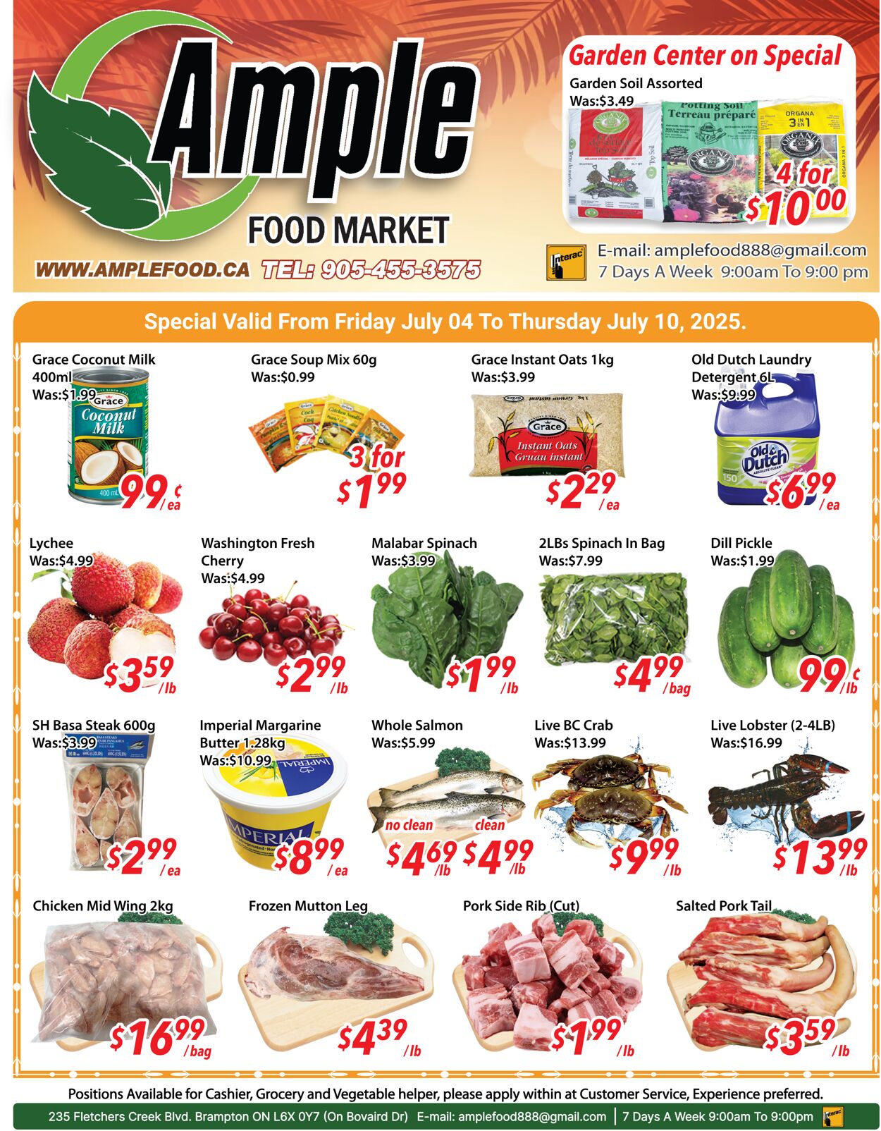 Flyer Ample Food Market 04.07.2025 - 10.07.2025