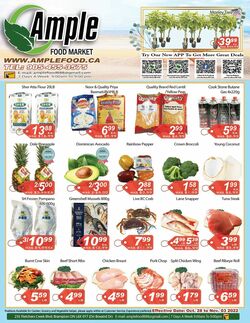 Flyer Ample Food Market 28.10.2022-03.11.2022