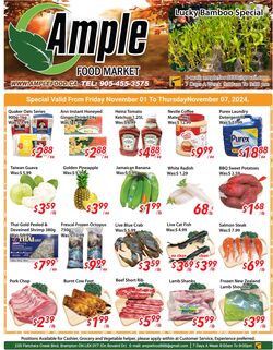 Flyer Ample Food Market 11.10.2024 - 17.10.2024