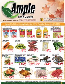 Flyer Ample Food Market 19.09.2025 - 25.09.2025