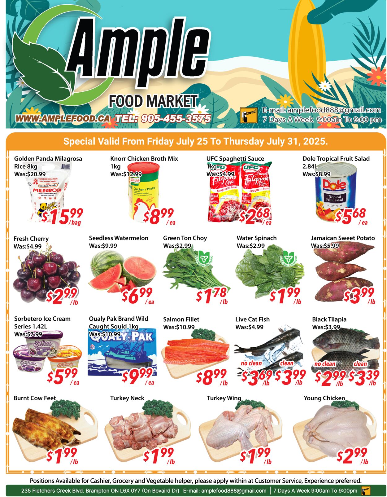 Flyer Ample Food Market 25.07.2025 - 31.07.2025