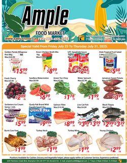 Flyer Ample Food Market 25.07.2025 - 31.07.2025