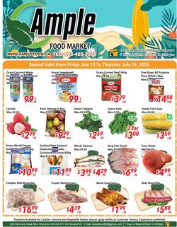 Flyer Ample Food Market 18.07.2025 - 24.07.2025