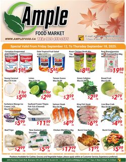 Flyer Ample Food Market 12.09.2025 - 18.09.2025