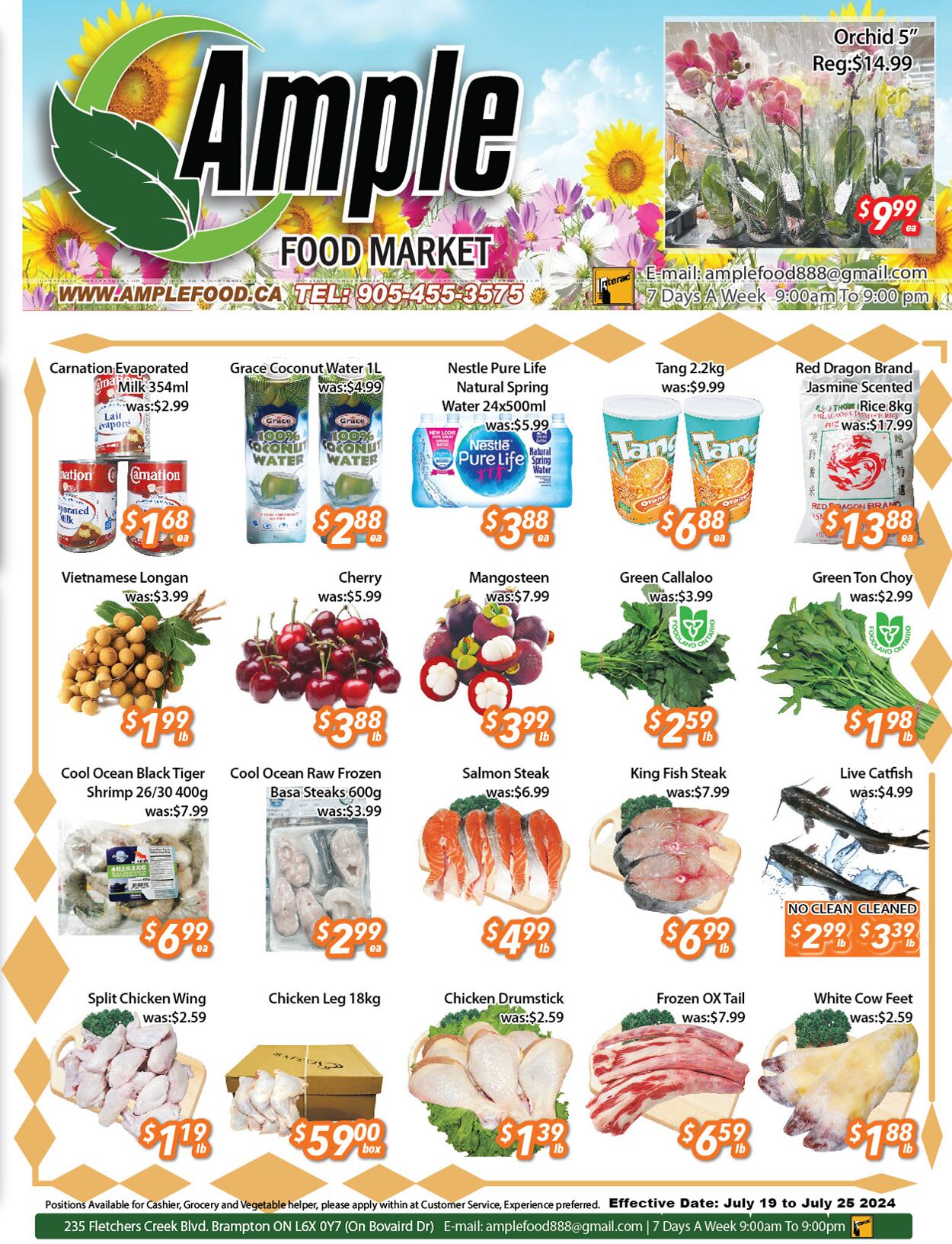 Flyer Ample Food Market 19.07.2024 - 25.07.2024