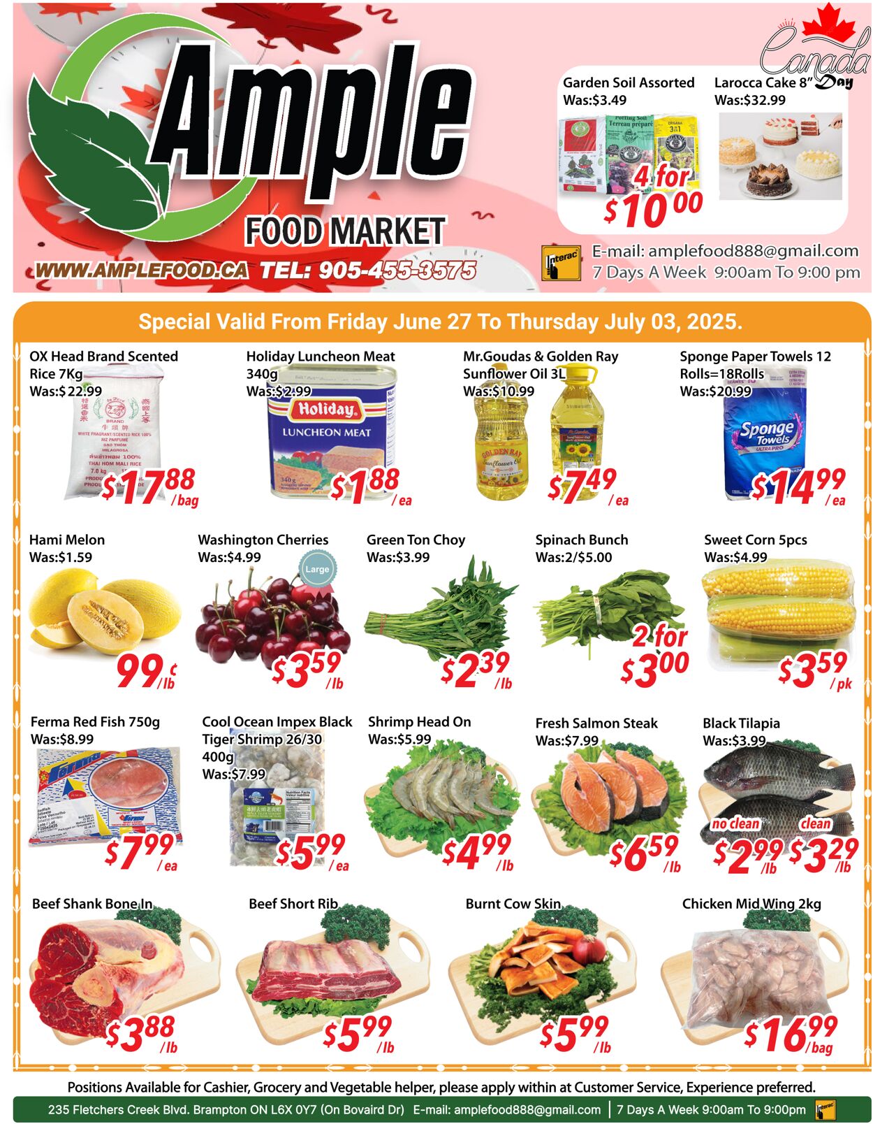 Flyer Ample Food Market 27.06.2025 - 03.07.2025