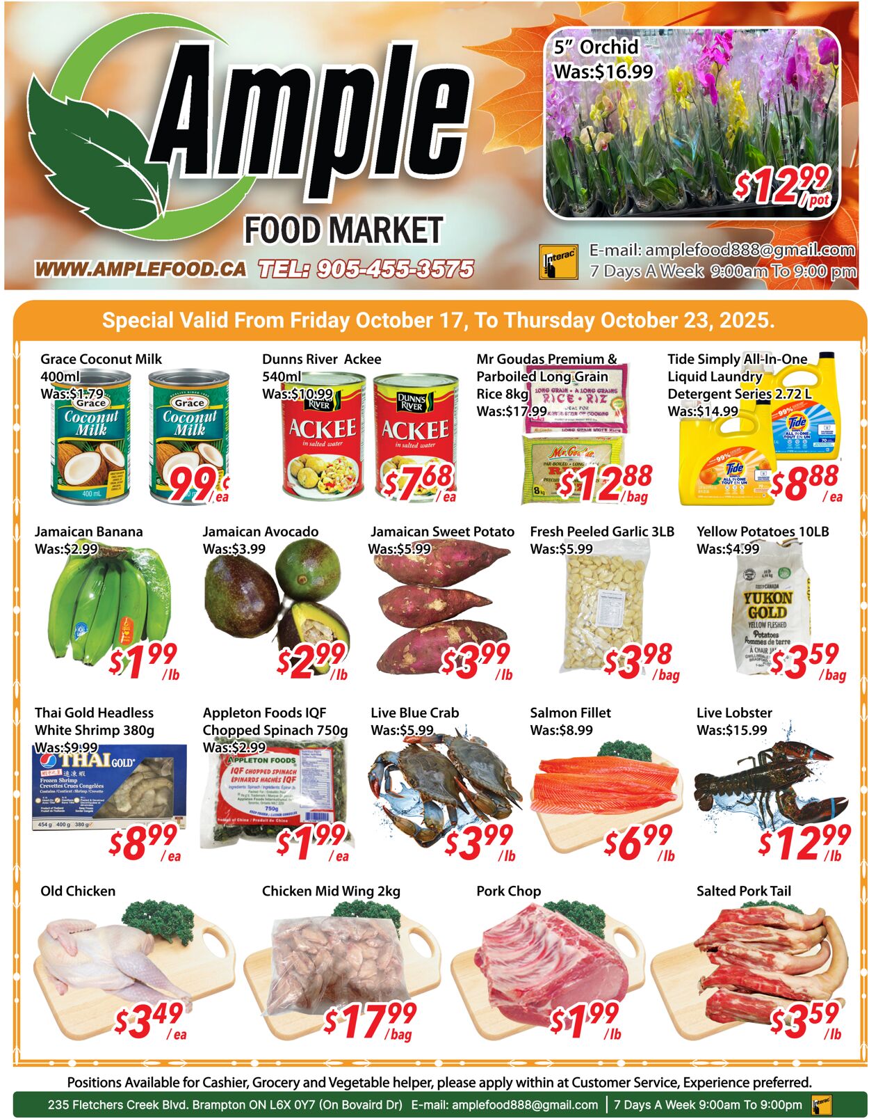 Flyer Ample Food Market 17.10.2025 - 23.10.2025