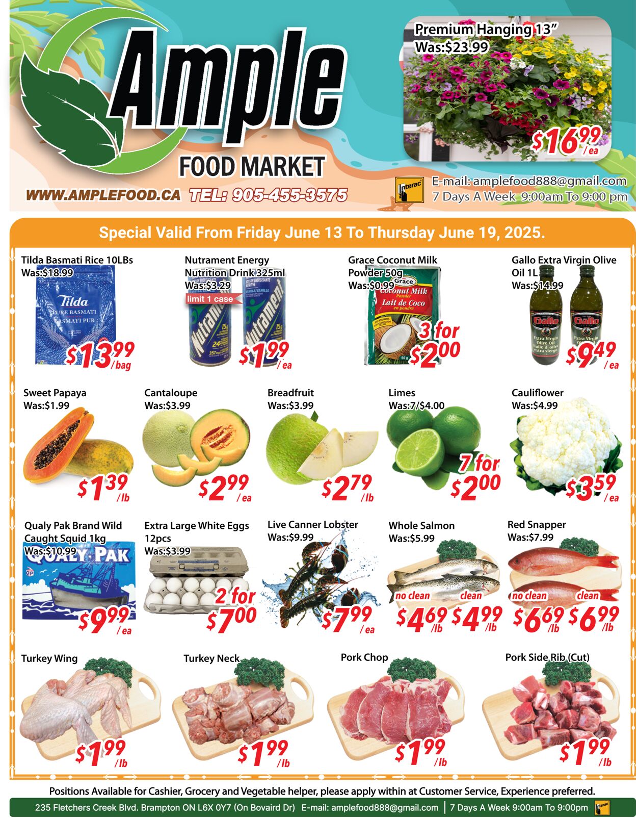 Flyer Ample Food Market 13.06.2025 - 19.06.2025