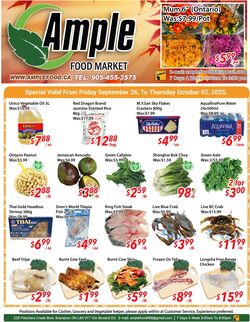 Flyer Ample Food Market 26.09.2025 - 02.10.2025
