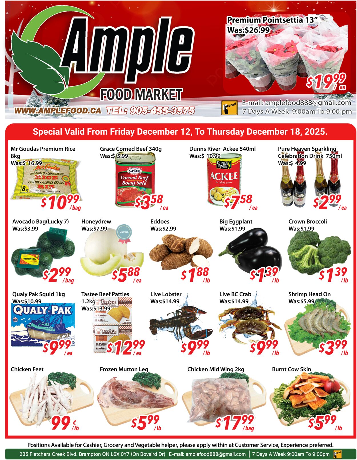 Flyer Ample Food Market 12.12.2025 - 18.12.2025