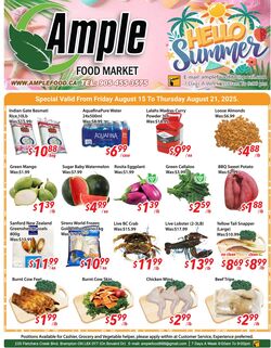 Flyer Ample Food Market 22.08.2025 - 28.08.2025