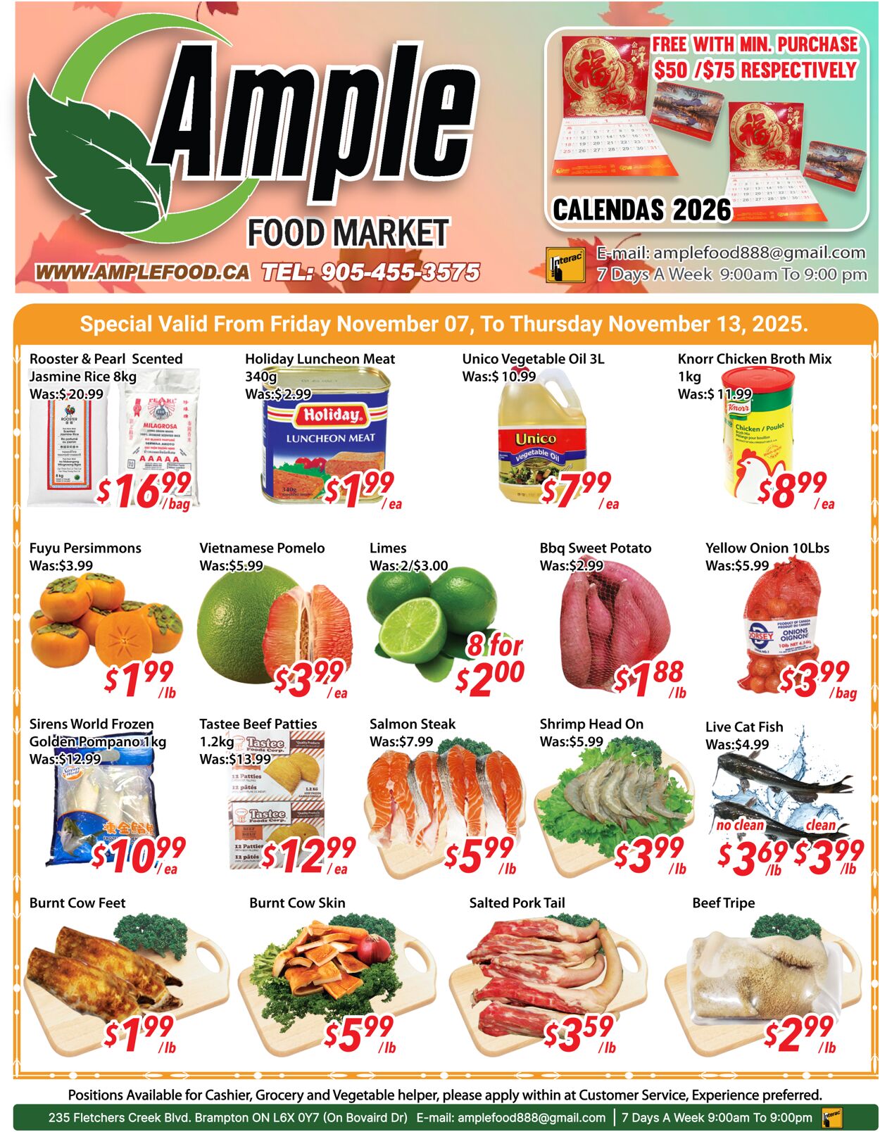 Flyer Ample Food Market 07.11.2025 - 13.11.2025