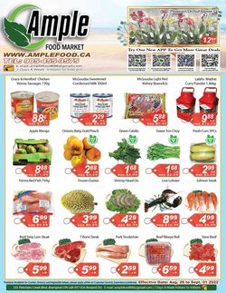 Flyer Ample Food Market 26.08.2022 - 01.09.2022