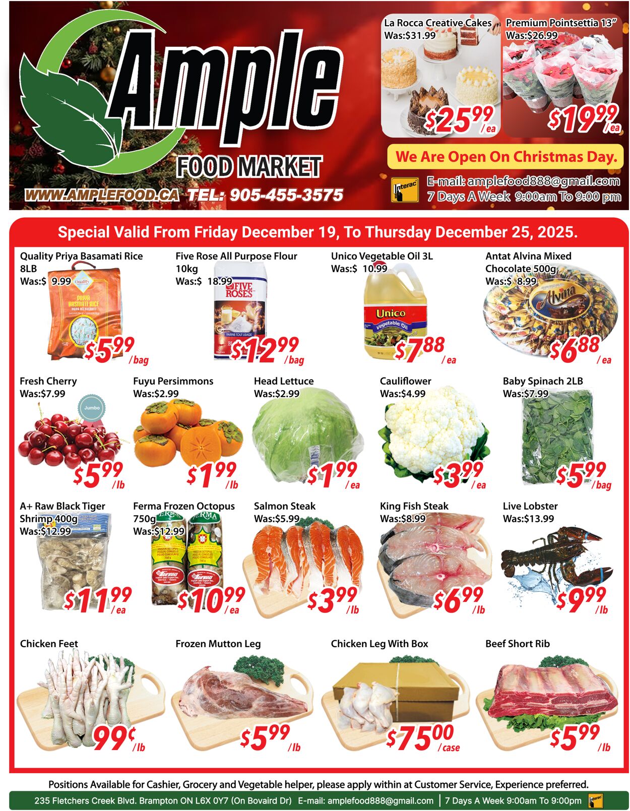 Flyer Ample Food Market 19.12.2025 - 25.12.2025