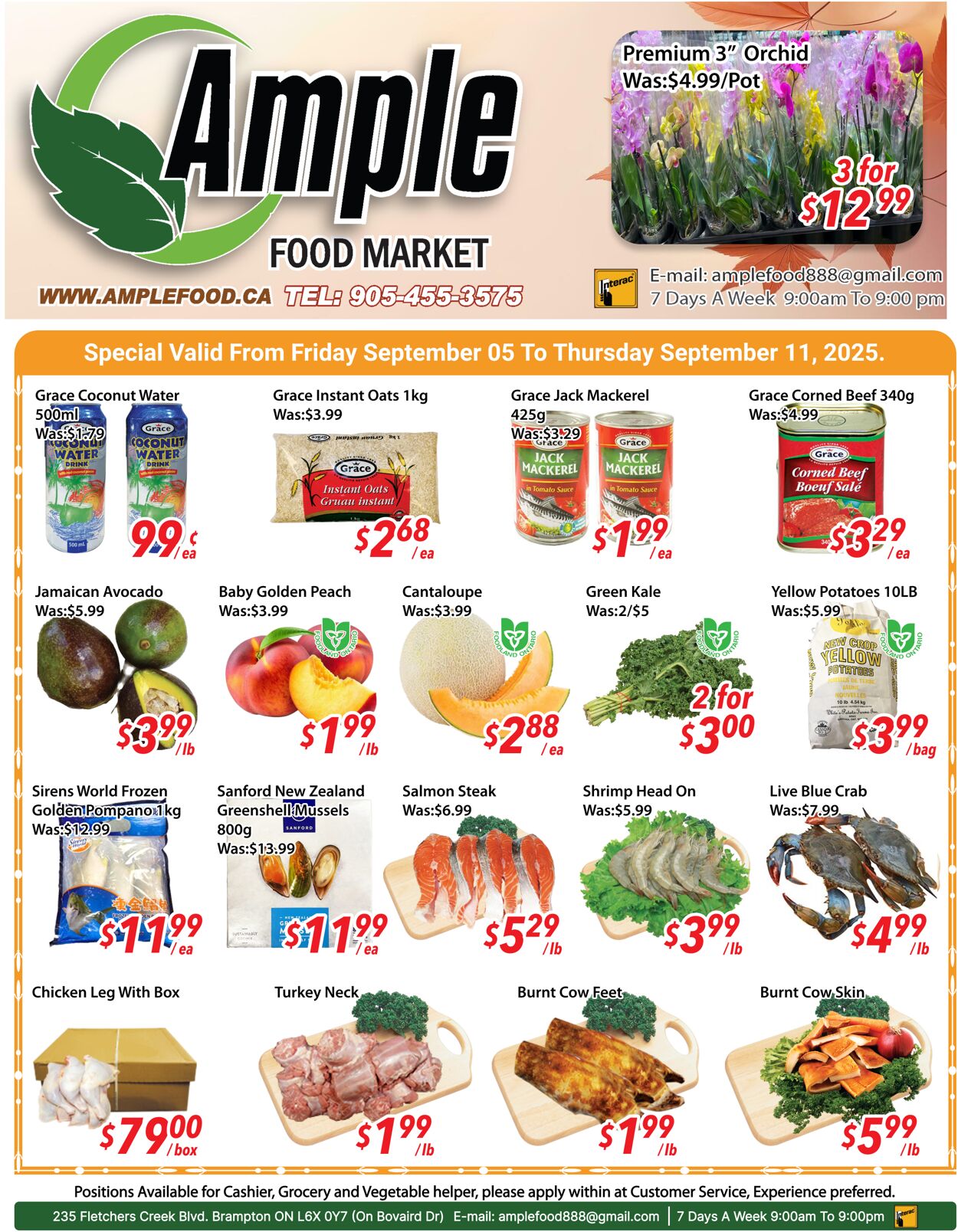 Flyer Ample Food Market 12.09.2025 - 18.09.2025