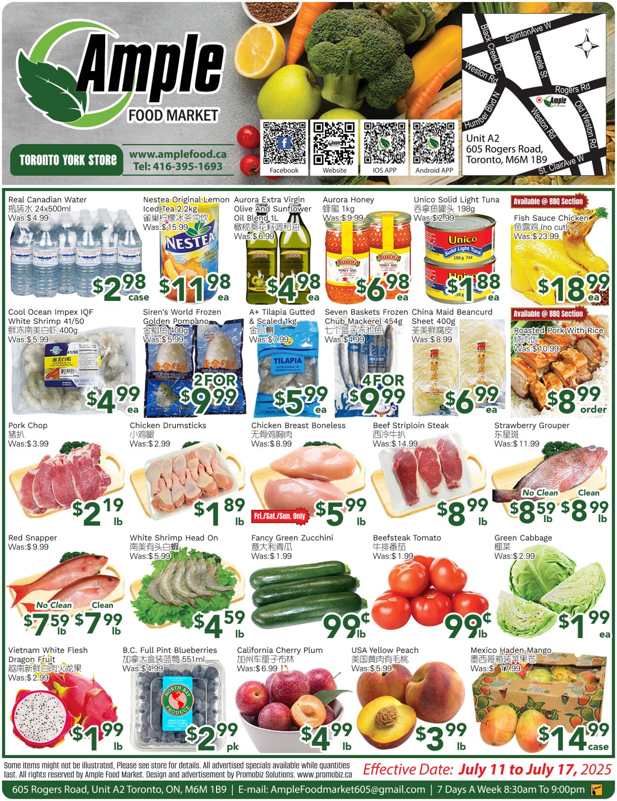 Flyer Ample Food Market 11.07.2025 - 17.07.2025