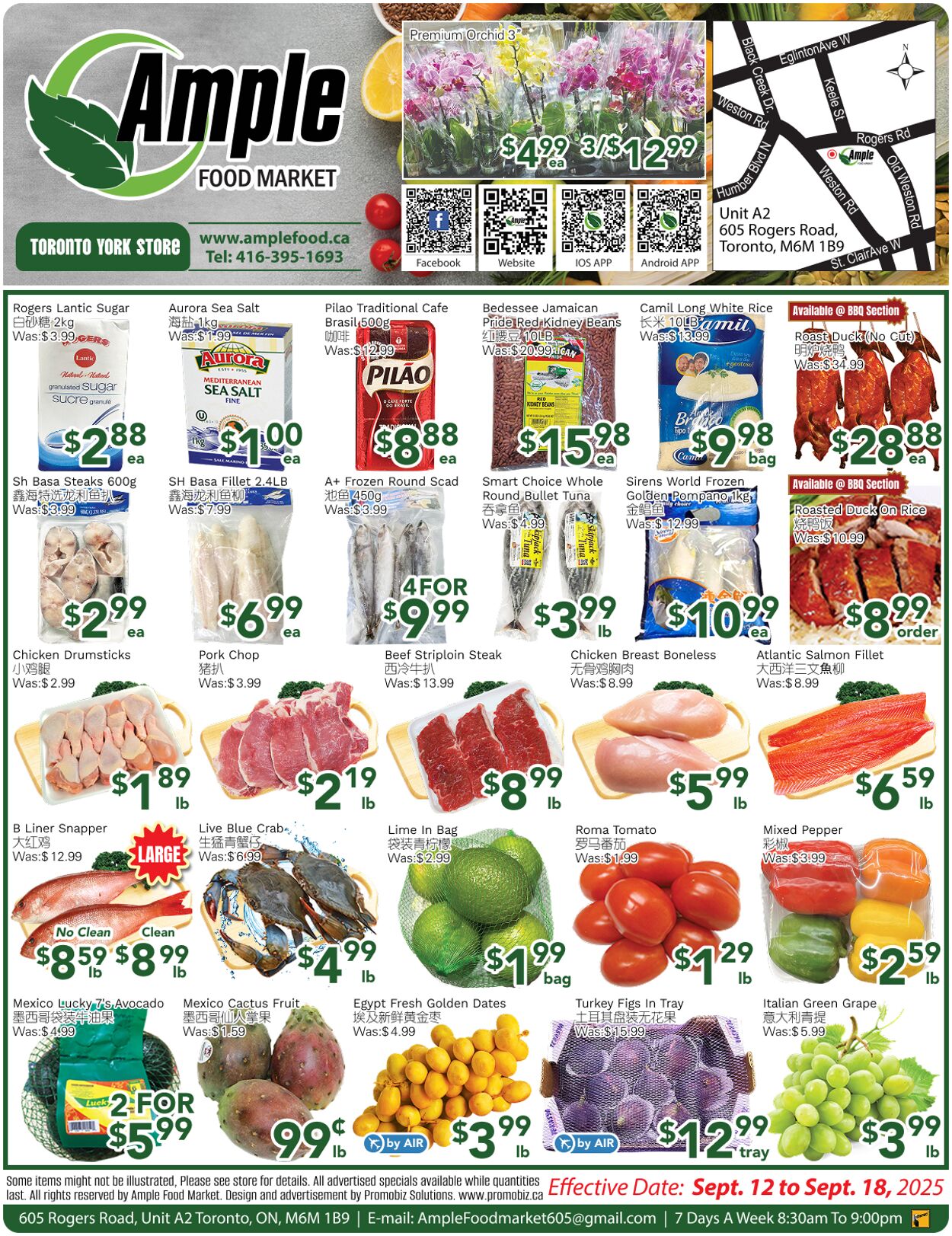 Flyer Ample Food Market 12.09.2025 - 18.09.2025