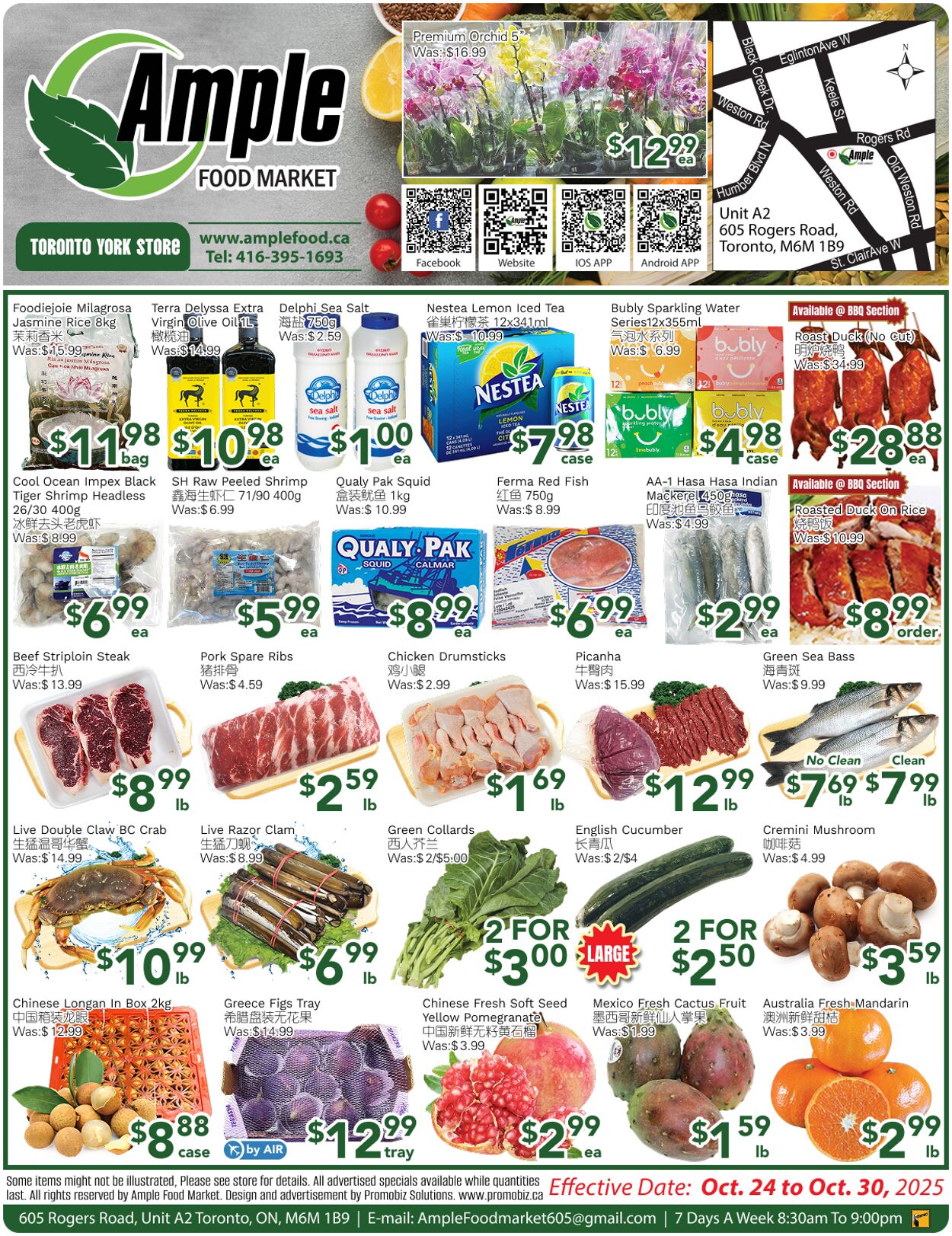 Flyer Ample Food Market 24.10.2025 - 30.10.2025