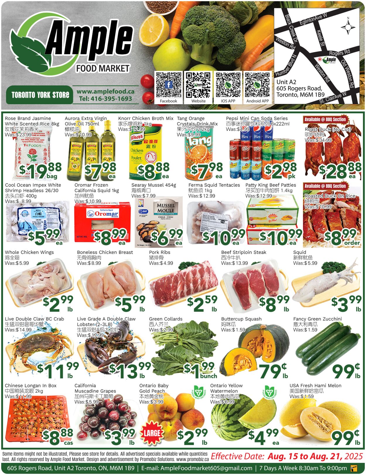 Flyer Ample Food Market 22.08.2025 - 28.08.2025