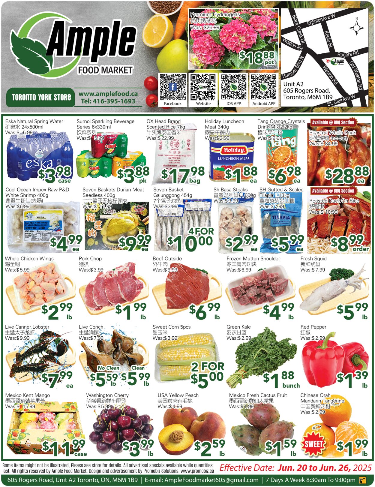 Flyer Ample Food Market 20.06.2025 - 26.06.2025
