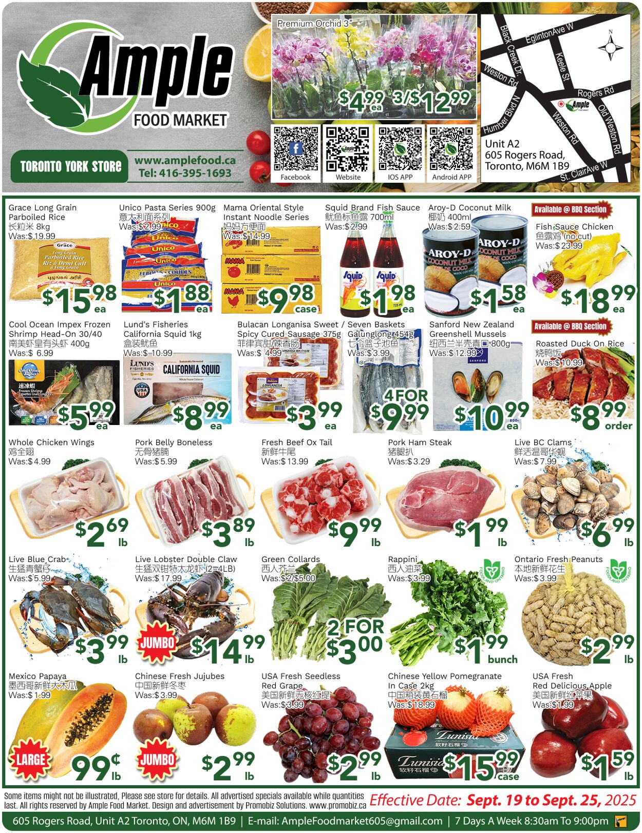 Flyer Ample Food Market 19.09.2025 - 25.09.2025