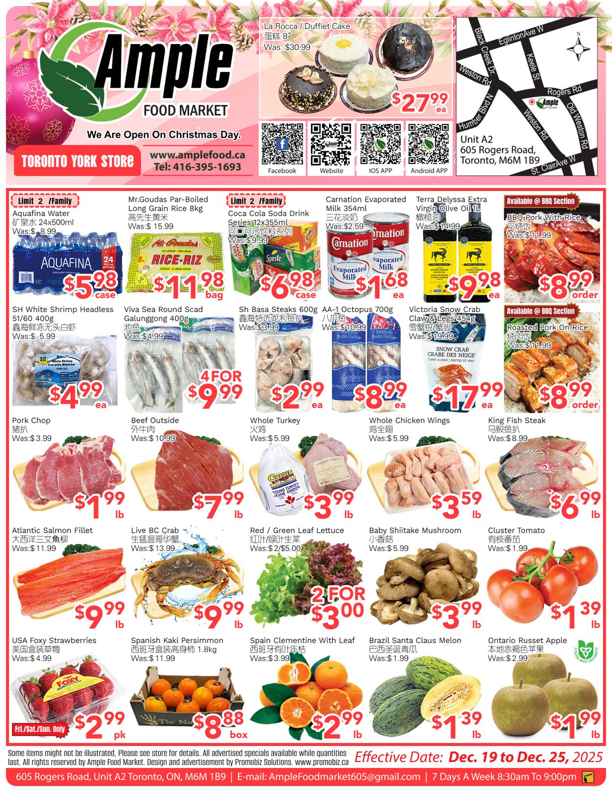 Flyer Ample Food Market 19.12.2025 - 25.12.2025