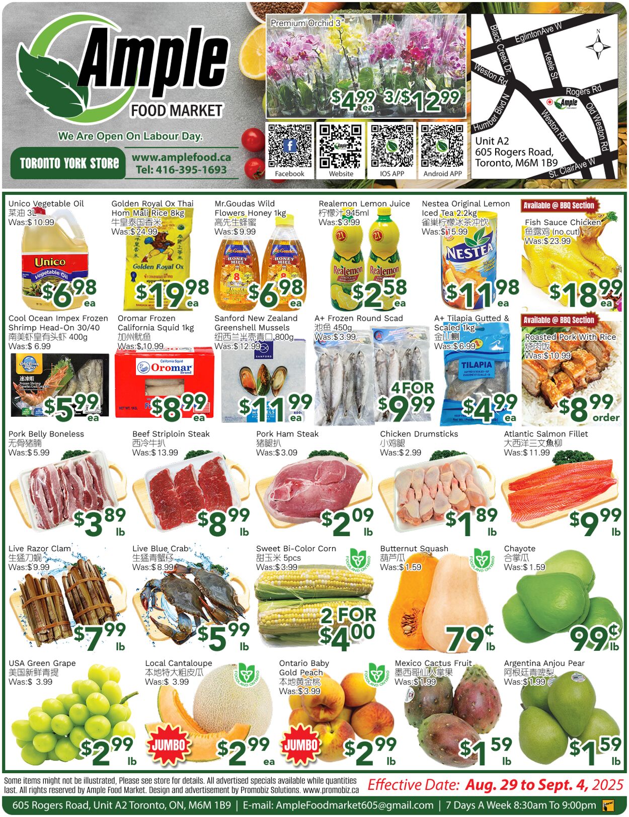 Flyer Ample Food Market 29.08.2025 - 04.09.2025