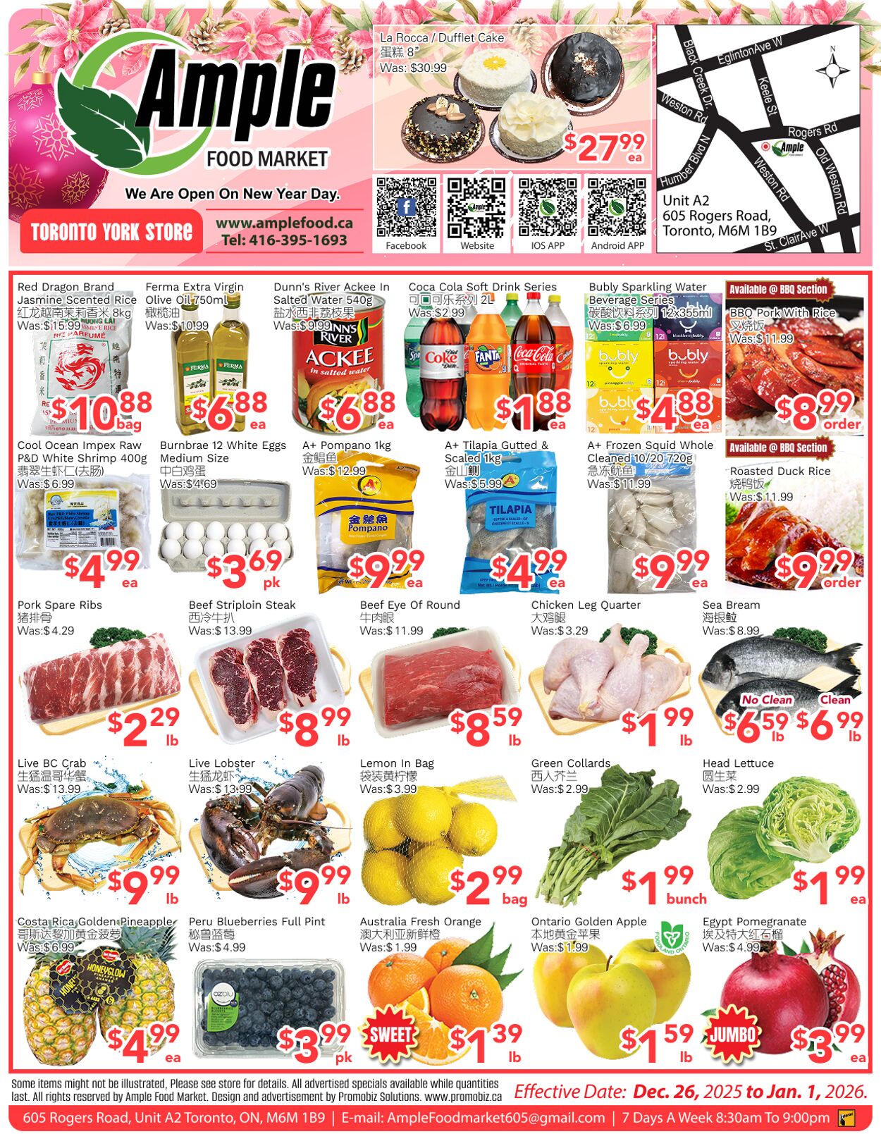 Flyer Ample Food Market 26.12.2025 - 01.01.2026