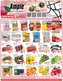 Flyer Ample Food Market 26.12.2025 - 01.01.2026