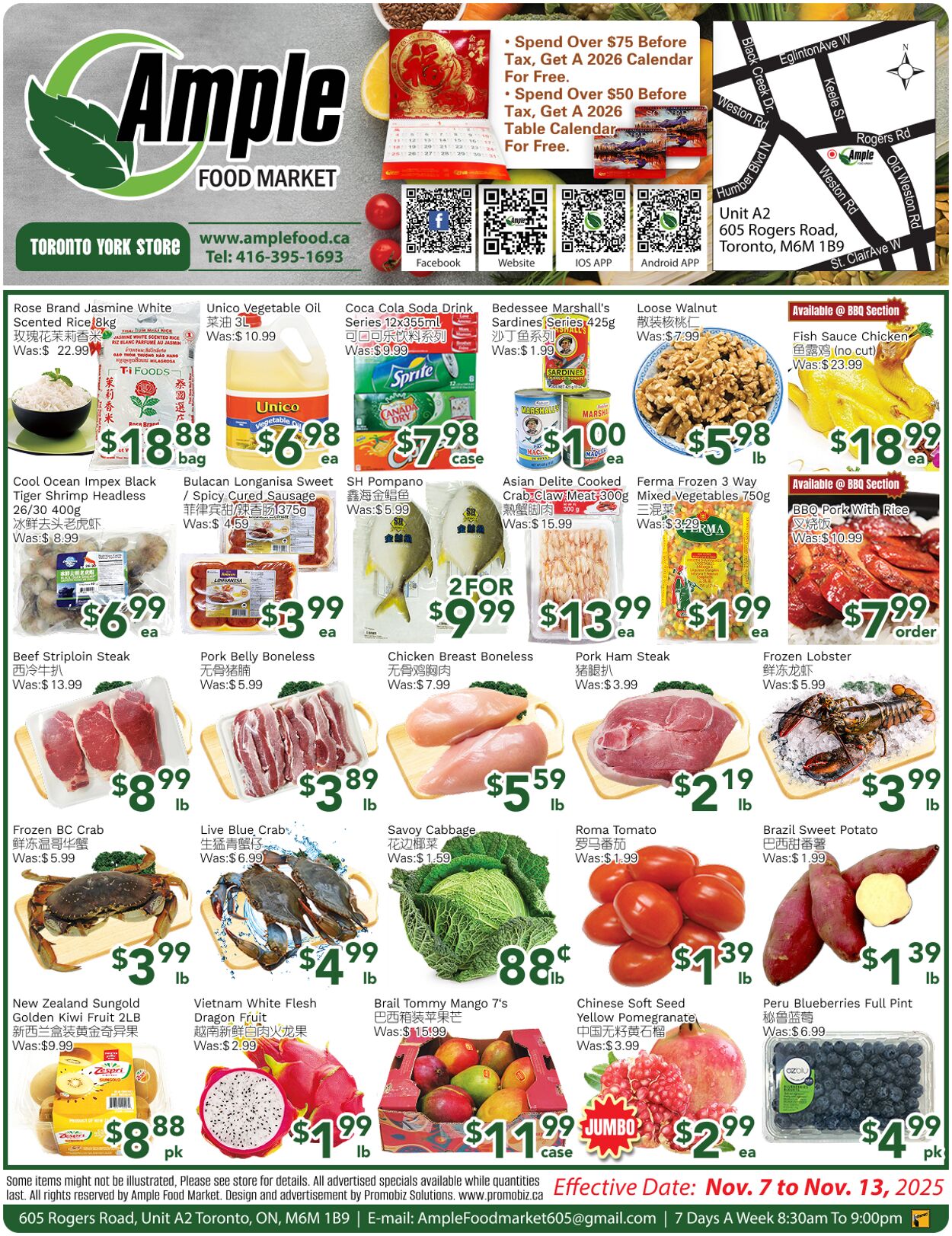 Flyer Ample Food Market 07.11.2025 - 13.11.2025