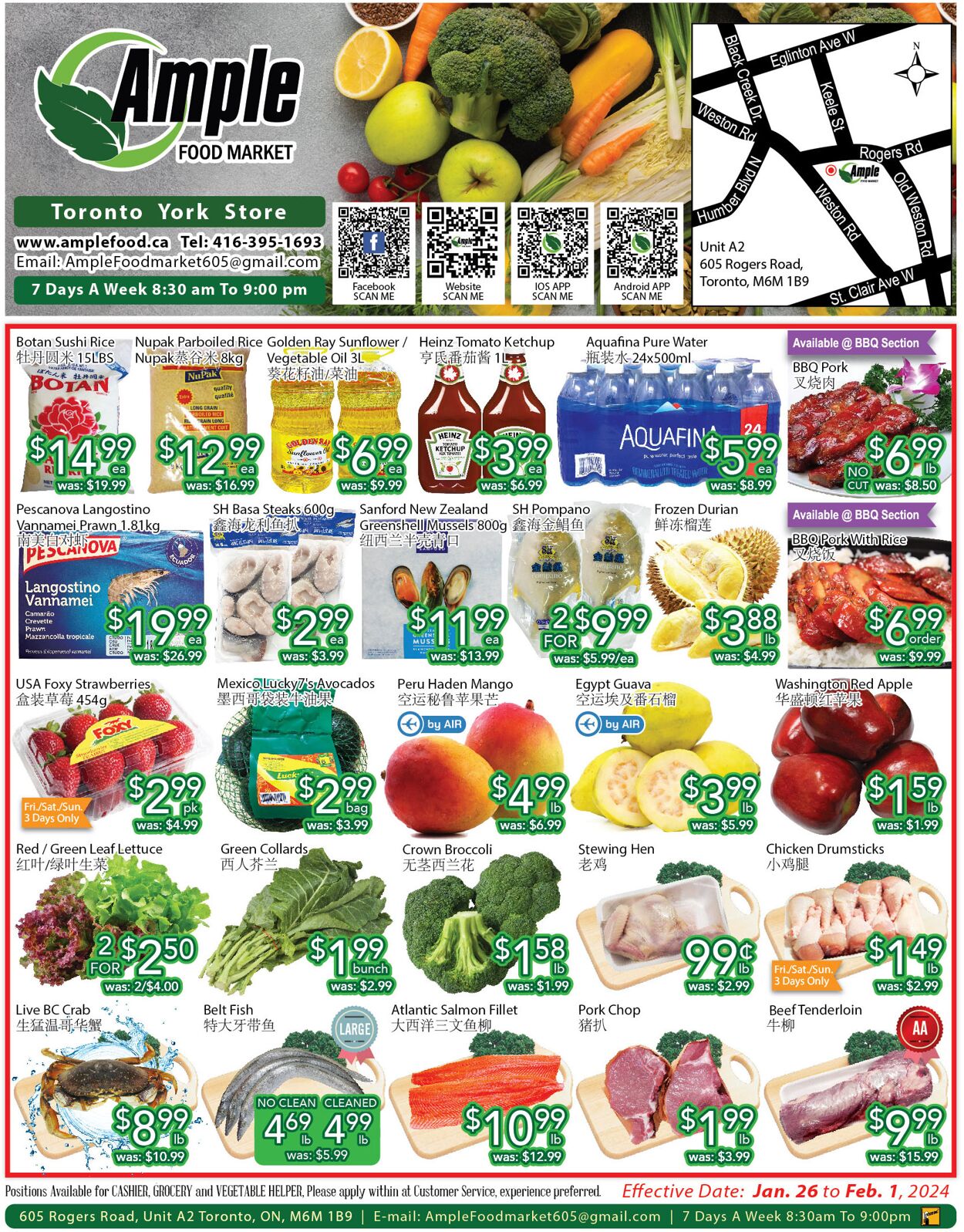 Ample Food Market Promotional Flyer Toronto York Lunar New Year   54c09679462a 