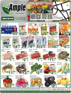Flyer Ample Food Market 26.09.2025 - 02.10.2025