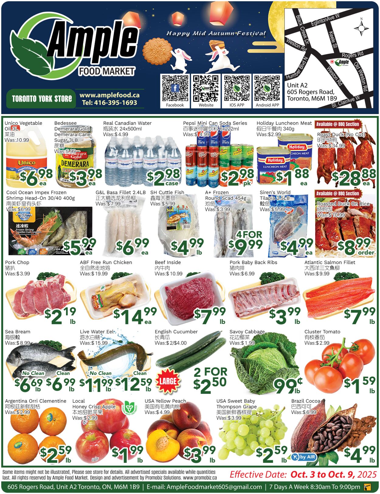 Flyer Ample Food Market 03.10.2025 - 09.10.2025