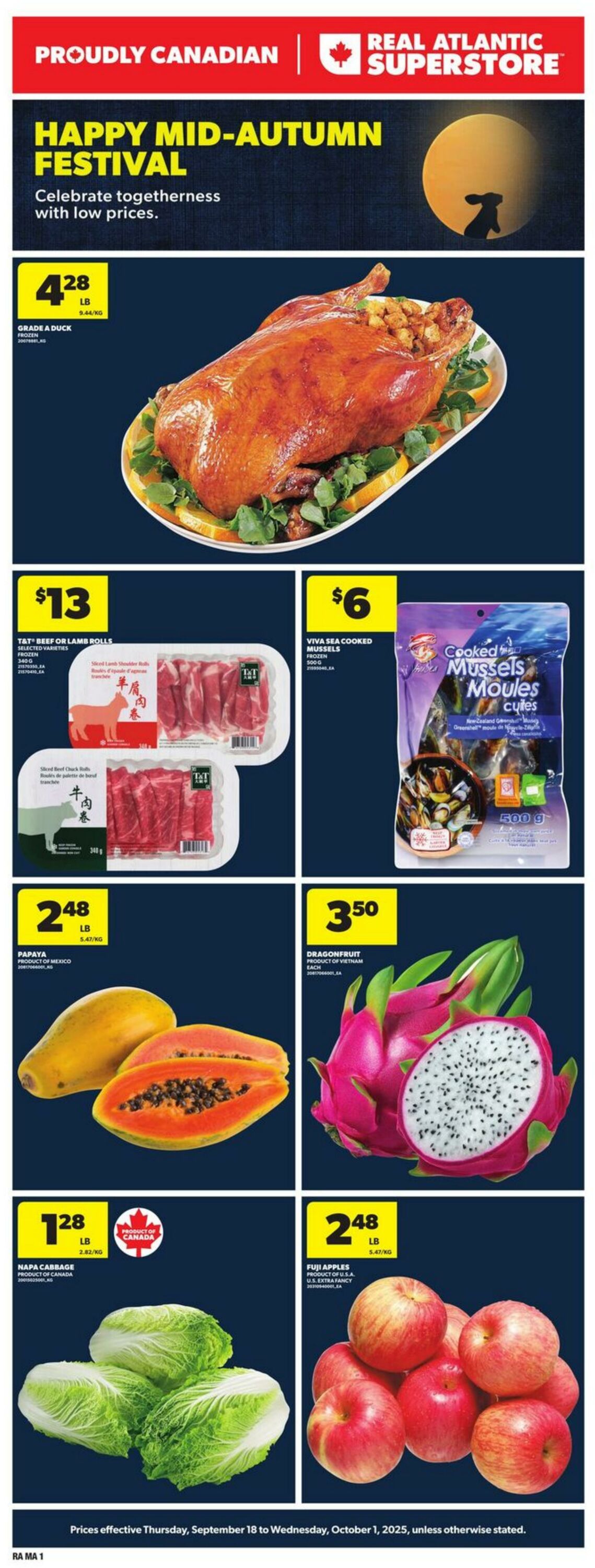 Flyer Atlantic Superstore 18.09.2025 - 01.10.2025