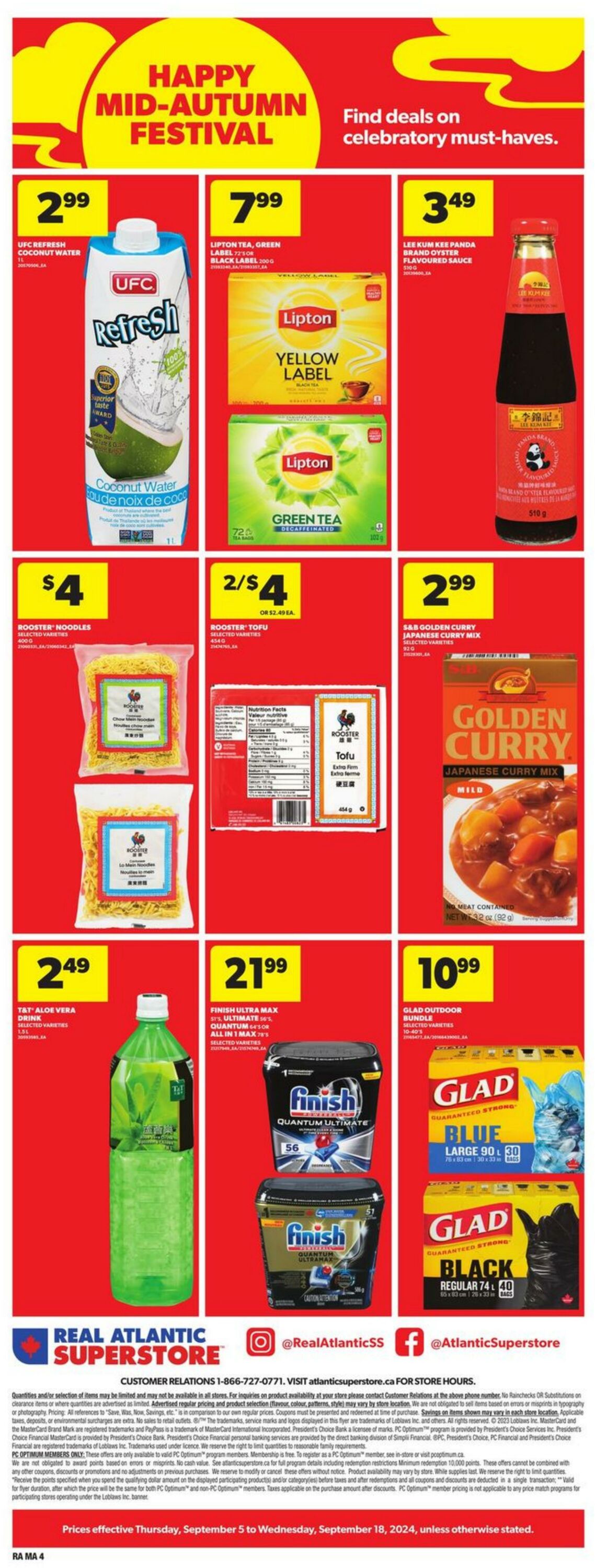 Flyer Atlantic Superstore 05.09.2024 - 18.09.2024