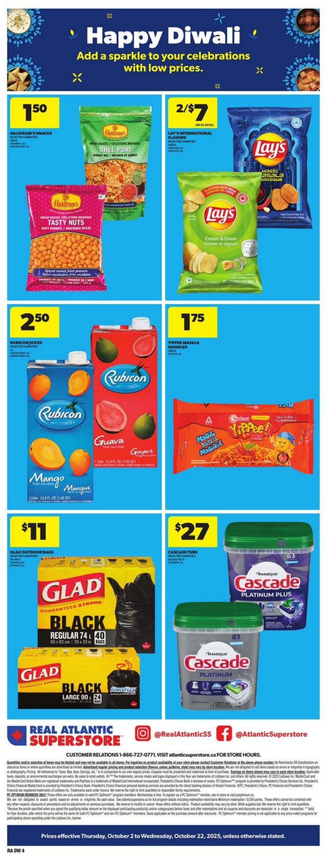 Flyer Atlantic Superstore 02.10.2025 - 22.10.2025