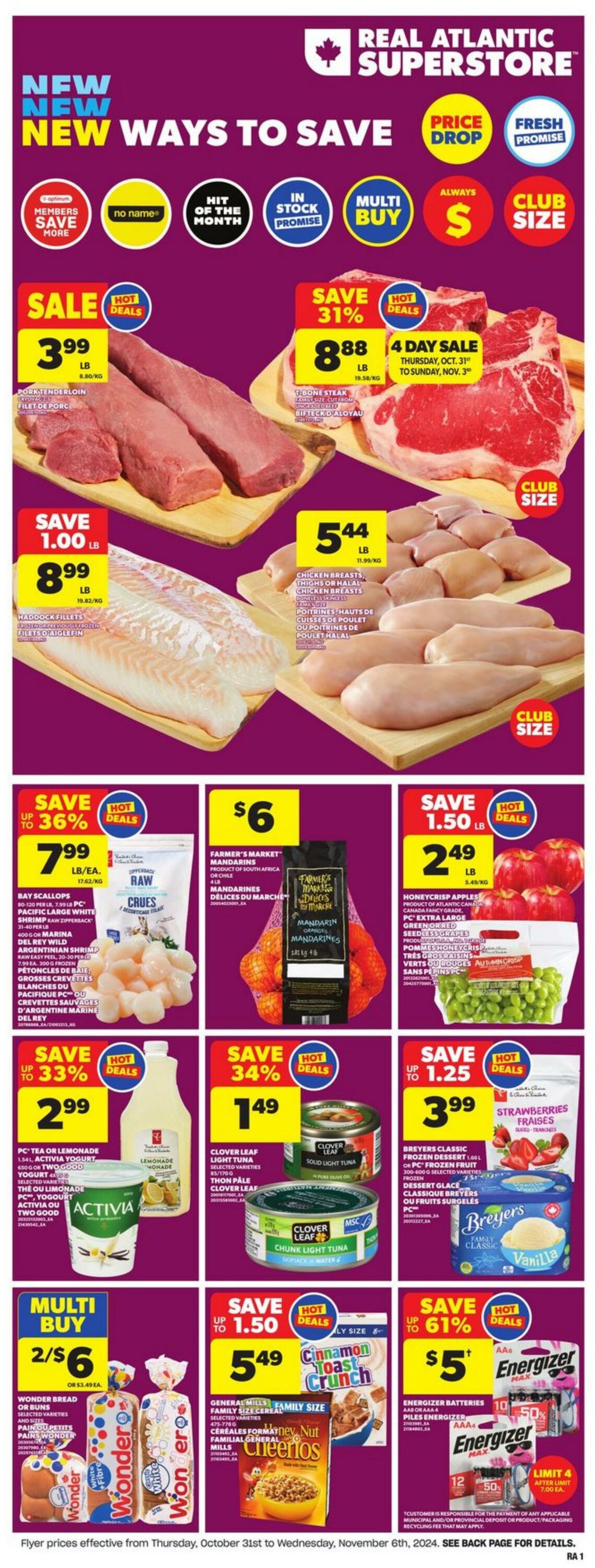 Flyer Atlantic Superstore 31.10.2024 - 06.11.2024