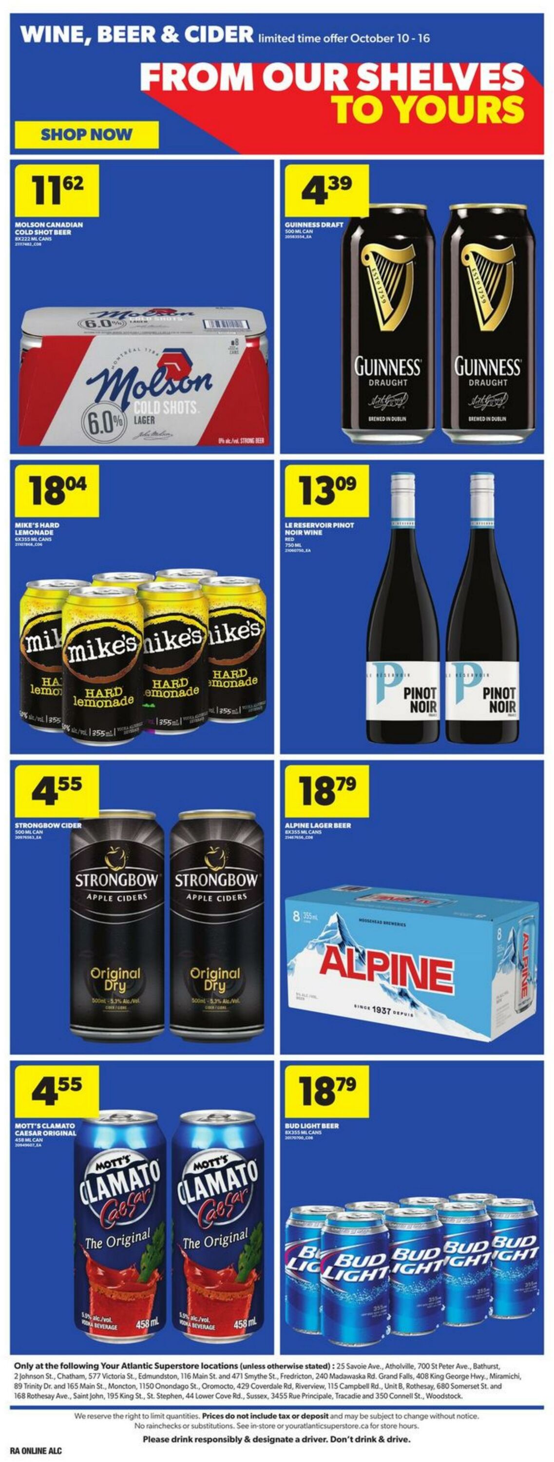 Flyer Atlantic Superstore 10.10.2024 - 16.10.2024