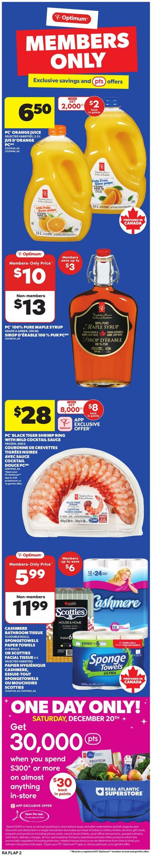 Flyer Atlantic Superstore 18.12.2025 - 24.12.2025