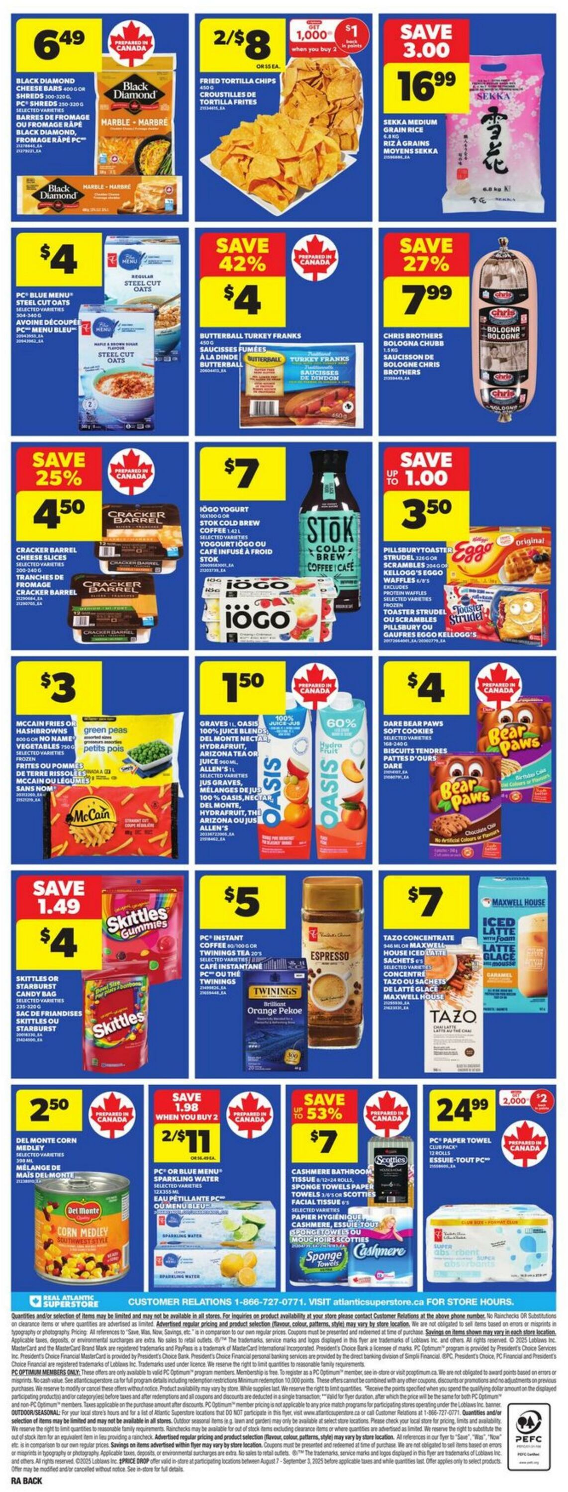 Flyer Atlantic Superstore 14.08.2025 - 20.08.2025